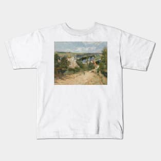 Entrance to the Village of Osny by Paul Gauguin Kids T-Shirt